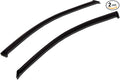 WV-792 Outside Mount Window Visor Deflector Rain Guard Dark Smoke 2-pc Set, Compatible with 2015-2016 Ford F-150 Regular Cab