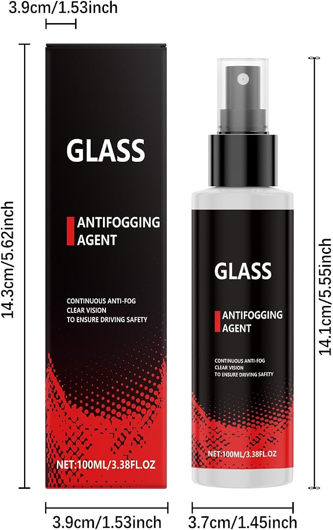 Windshield Anti Fog 100ml Glass Polishing Defogger | Vehicle Glasses Cleaner for Goggles Mirror Automotive Shower Motorcycle Vehicle Truck Interior