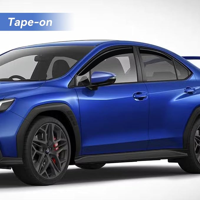 Window Visors Rain Guards for 2022 2023 2024 2025 2026 Subaru WRX, Out-Channel Window Vent Wind Deflectors Visors Shades for 22 23 24 25 26 Subaru WRX Premium Limited GT