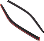Outside Mount Window Vent Visors Rain Guards Compatible with Toyota Tercel 1995-1999 | Side Window Wind Deflectors Rain Shields | Smoke Tinted, 2 Pcs Set, DGWV-456