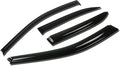 Rain Guards Tape-On Window Visor Deflector for 2003-2008 Corolla E120 4pcs