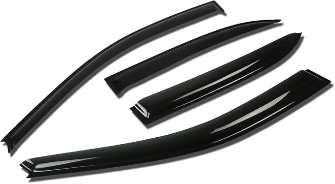 Rain Guards Tape-On Window Visor Deflector for 2003-2008 Corolla E120 4pcs
