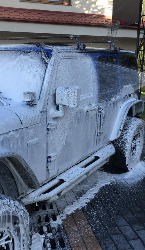 Pro 50 Touchless One Step Car Wash Detergent Soap Concentrate (32 oz) No Brushing, Commercial Grade Professional Auto Foam Cleaner (Biodegradable) Also Great for Trucks & Tractors