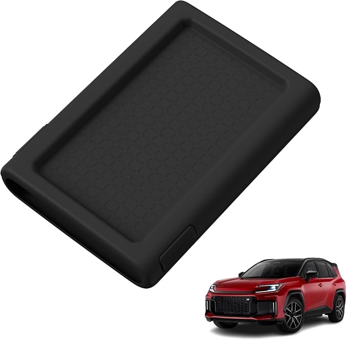 Armrest Box Cover for Toyota RAV4 2026, Black | Center Console Cover, Silicone, Console Box Lid Protector, Car Accessories