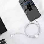 10FT Long USB C to USB C Cable Compatible for iPhone 17/16/15, 17 16 15 Pro Max, Plus, 16E, 17Air Carplay Charger Cord, AirPods 4, AirPods Pro (2nd/3rd Gen) Woven Car Charging Charger Cord 2pack