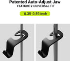 Car Seat Headrest Hook 4 Pack,Purse Holder Hook for Car Organizers and Storage,Car Organization Accessories for Women Road Trip Essentials,Long