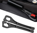 Car Seat Gap Filler, 2 Pack Car Seat Gap Filler Organizer, Anti-Drop Side Console Storage Pocket with Storage Slot, Universal for Auto SUV Truck Interior Accessories, Black