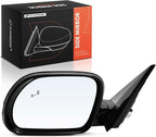 Driver Side Power Door Mirror - Compatible with Kia Soul 2020-2025 - Heated Manual Folding Black Outside Rear View Mirror with Turn Signal Light Blind Spot Detection
