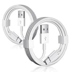2 Pack USB A to USB C Cable for Airpods Pro 2nd, iPhone 16e 17 Air 16 15,16 15 Pro Max,16 15 Plus Car Carplay Data Cable, iPad USB C 10th Mini 6th Gen,MacBook Air,Samsung,LG Charger Charging Cord