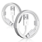 gawyawn 2 Pack 16e 15 Car Charger USB A to USB C Carplay Cable for iPhone 16 17 Air 15 Pro/16 Pro Max/Plus, AirPods Pro 2nd, iPad Pro 12.9 11 inch, iPad Air 5th 4th Mini 6 Generation Charging Cord