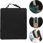 ERINGOGO 2pcs Car Kick Mats Back Seat Protector for Black Auto Seat Back Anti-kick Pad for Safety in Cars