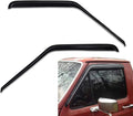 Extra Durable Outside-Mount Auto Vent Window Visor, Fits 1980-1996 Ford Bronco & Ford F-150/F-250/F-350; 1997 F-250 HD, Regular Cab/SuperCab/SuperCrew, UV-Protect Rain Guard, Smoke, 2-Pcs