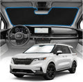 for KIA Carnival Sun Shade Windshield Cover - Custom Fit Carnival Accessories 2022-2025 2026 Sunshade Foldable UV Protection & Heat Shield Sun Visor Accessories