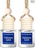 Hanging Car Air Freshener, Long Lasting Essential Oil Diffuser, Non-Toxic New Car Scent, Cute Car Fresheners for Women, 2 Pack Made in USA