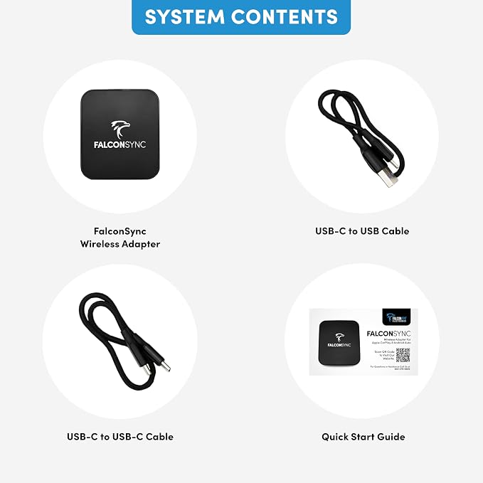 FalconSync Wireless Apple CarPlay/Android Auto Adapter