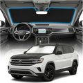 for VW Atlas Sun Shade Windshield Cover - Custom Fit Atlas Accessories 2018-2025 2026 Sunshade Foldable UV Protection & Heat Shield Sun Visor Accessories