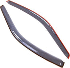 Car Window Rain Guard | Outside Mount Visors Auto Side Window Deflectors | Windows Visor Rain Shields Compatible with 1992-1996 Honda Prelude | 2 Pcs Set, LGWV2-243, Light Tinted