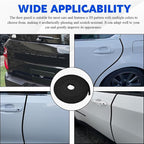 16.4Ft(5M) Car Door Edge Guards, Car Door Protector, U Shape Edge Trim Rubber Anti-Collision Seal Protector, No Glue Required Auto Entry Guard Seal Strips Fit for Trucks SUVs Sedans (Black)
