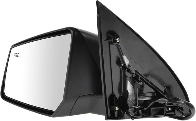 2 Piece Driver and Passenger Side Mirror Assembly Set Electric Adjustment Non-Heated No Memory Textured Compatible with 2007-2008 Saturn Outlook GMC Acadia GM132401 GM1321401
