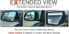 NXTGEN Custom Blind Spot Mirrors - Compatible With 2015-2020 Ford F150 13th Generation Factory Mirrors With BLIS | Extended View