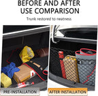 49' X16'' Truck Bed Organizer,Elastic Shrink Cargo Net Hold Many Items to Keep The Interior of Tidy,Truck Storage Fit for Ford,Chevrolet,GMC,Tantu