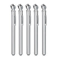 Pencil Tire Pressure Gauge (10-75PSI) Stainless Steel Body and Metal Made Nozzle 3 Measurements for Vehicles (5 Pack)