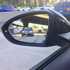 Blind Spot Mirror Oval, HD Glass Frameless Stick on Adjustabe Convex Wide Angle Rear View Blind Spot Car Mirror for Car Blind Spot, Pack of 4