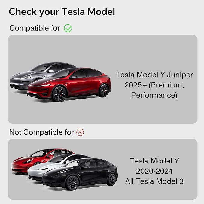 Farmogo Door Side Storage Box for Tesla Model Y Juniper 2026 | All-weather Waterproof TPE Front & Rear Slot Pocket Liners for Tesla Model Y Accessories (1:1 Custom Design)