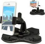 "Claw-X" NonSlip Universal Smartphone Beanbag Friction Dashboard Mount | compatible with iPhone 17 16 15 Pro MAX Air Galaxy S26 S25 Ultra Pixel 10 9 (All smartphones up to 4 inch wide)