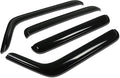 Rain Guards Tape-On fit for 2007-2014 Jeep Wrangler JK 4DR Window Visor Deflector 4pcs