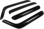 Rain Guards Tape-On fit for 2007-2014 Jeep Wrangler JK 4DR Window Visor Deflector 4pcs