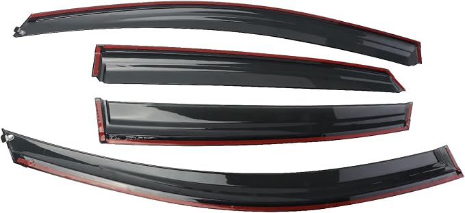 Rain Guards Suitable for CRV 2012-2016, Window Visor, Dark Smoke Accessories, Window Deflectors, Rain Guard, 4 pcs