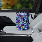 Portable Reusable Waterproof Car Trash Bin, Multipurpose Vehicle Organizer, Road Trip Essentials (Ethnic Style)