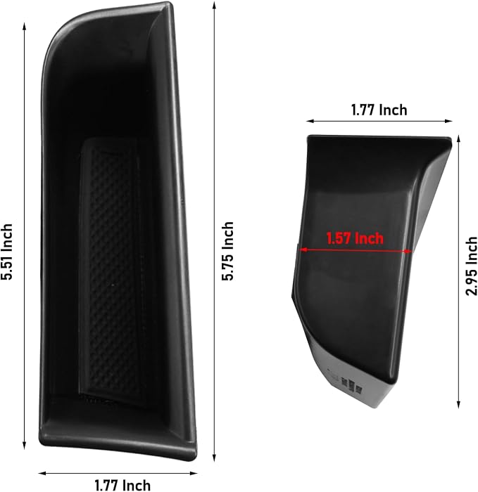 Door Organizer Tray Compatible with 2020-2025 Mercedes Benz GLB X247, 2 Pcs Door Handle Pocket Storage Box Insert for GLB 250 2020 2021 2022 2023 2024 2025