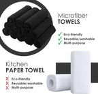 Microfiber Cleaning Cloths (Value Pack of 48) - Size 16 x 16 Inches, Highly Absorbent Cleaning Rags, Lint Free, Reusable and Washable, Microfiber Towels for Cars