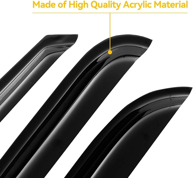 Window Rain Guards Visors for 2000-2006 Chevy Tahoe, Window Vent Wind Shades Deflectors for 00-06 GMC Yukon