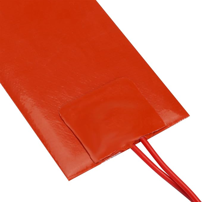 4PCS 12V 20W Silicone Heating Pad Rubber Flexible Heater Mat 50mm X 150mm
