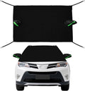 Car Windshield Snow Cover with Side Mirror Covers， Weatherproof Suitable for Ice & Sleet Winter, Sun, Frost, Extra Large Size Fits for Most Vehicles and SUV (83" x 65")