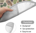 Duck Camo Steering Wheel Sun Shade Cover,Steering Wheel Sun Block Anti-Heat Aluminum Foil Steering Wheel Cover Steering Wheel Sun Heat Shield for SUV Truck Van