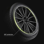 for Tesla Wheel Cover 19 inch, for Tesla Model Y(2020-2024) Wheel Covers, Wheel Cover Silver Black Knife Style 4PCS Hubcaps 19inch Rim Full Cover Hubcaps Decoration Accessories