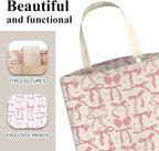 Car Trash Can, Cute Car Trash Bag, Hanging Car Organizer and Storage Bag, Trash Bin for Car Accessories, Vehicle, Travelling, Camping Cute Pink Bow