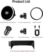 Qi2.2 25W Wireless Charger Car Phone Mount for Honda Accord/Hybrid 2018-22 | 8" Screen,Magsafe Accessories Fast Charging Magnetic Cell Phone Holder Clip Compatible with iPhone Android,Navigation Bracket