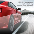 HD Blind spot Camera Car Side View Camera IP68 Waterproof 120 Degree Wide Angle Side View Mirror Cam Silver
