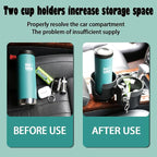 Cup Holder Expander for Car, 2 in 1 Cup Holder Phone Mount with Adjustable Base, Car Cupholder Insert for Yeti Hydro Flasks Ramblers 16-40oz Cup Large Bottles Drink Mugs