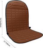 2 PCS Seat Cushion Comfortable Winter Seat Cover, Gifts for Family (Brown)