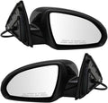 Driver & Passenger Side Power Mirror Set Paint to Match Manual Fold Compatible with 2016-2018 Kia Optima KI1320200 KI1320223 KI1321200 KI1321223