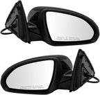Driver & Passenger Side Power Mirror Set Paint to Match Manual Fold Compatible with 2016-2018 Kia Optima KI1320200 KI1320223 KI1321200 KI1321223
