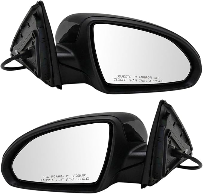 Driver & Passenger Side Power Mirror Set Paint to Match Manual Fold Compatible with 2016-2018 Kia Optima KI1320200 KI1320223 KI1321200 KI1321223