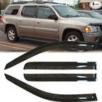 4pcs Original Shatterproof Rainproof Side Window Wind Deflectors for Trailblazer 02-09,Outside Mount Rain Guard Set,Nice Looking Window Visors for Car,Vent Deflector for 2002-2009 Envoy 94733