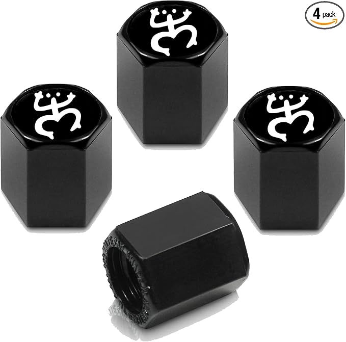 4pcs Tire Valve Stem Caps, Compatible with Coqui Puerto Rico Frog Taino Stem Cap Universal Car Air Cover Car Accessories for Cars, SUV, Truck, Motorcycles